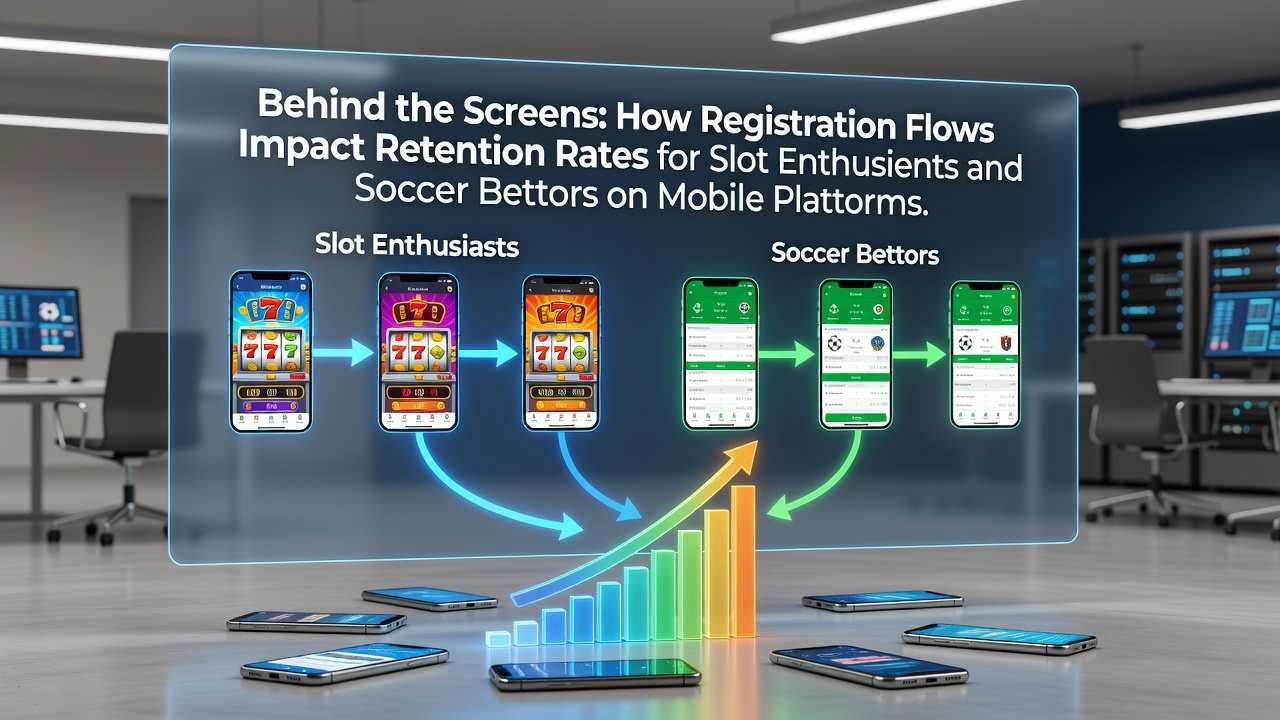 Mobile registration screen showing streamlined signup for slots and soccer betting apps