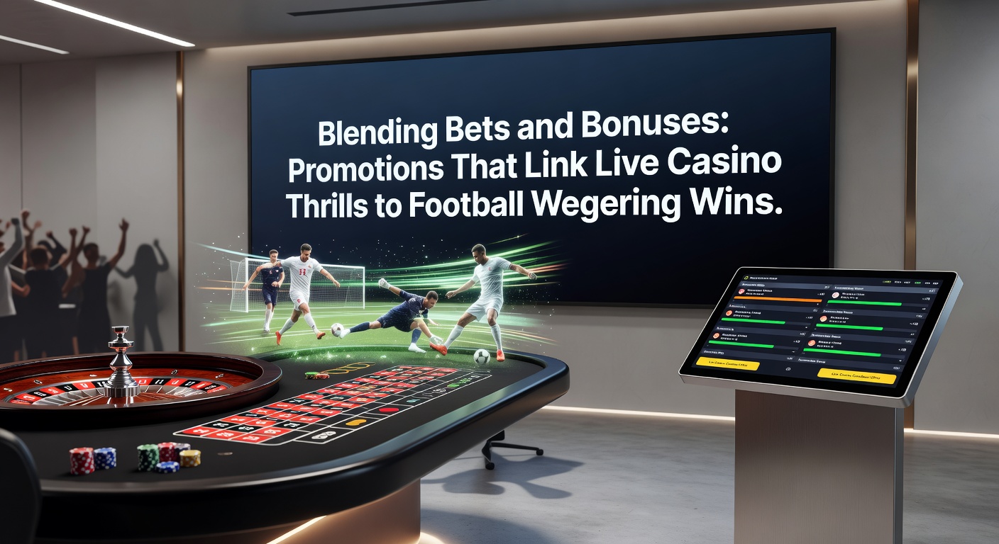 Infographic-style graphic illustrating a promotional flowchart from live casino wins to football bet enhancements, featuring icons of cards, balls, and bonus multipliers