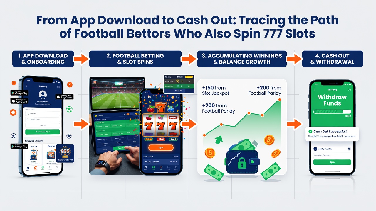 User reviewing withdrawal confirmation screen after completing football bets and 777 slot sessions
