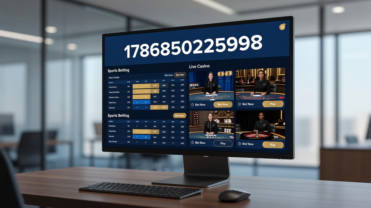 Mobile device displaying live casino tables alongside sports betting options in a seamless interface