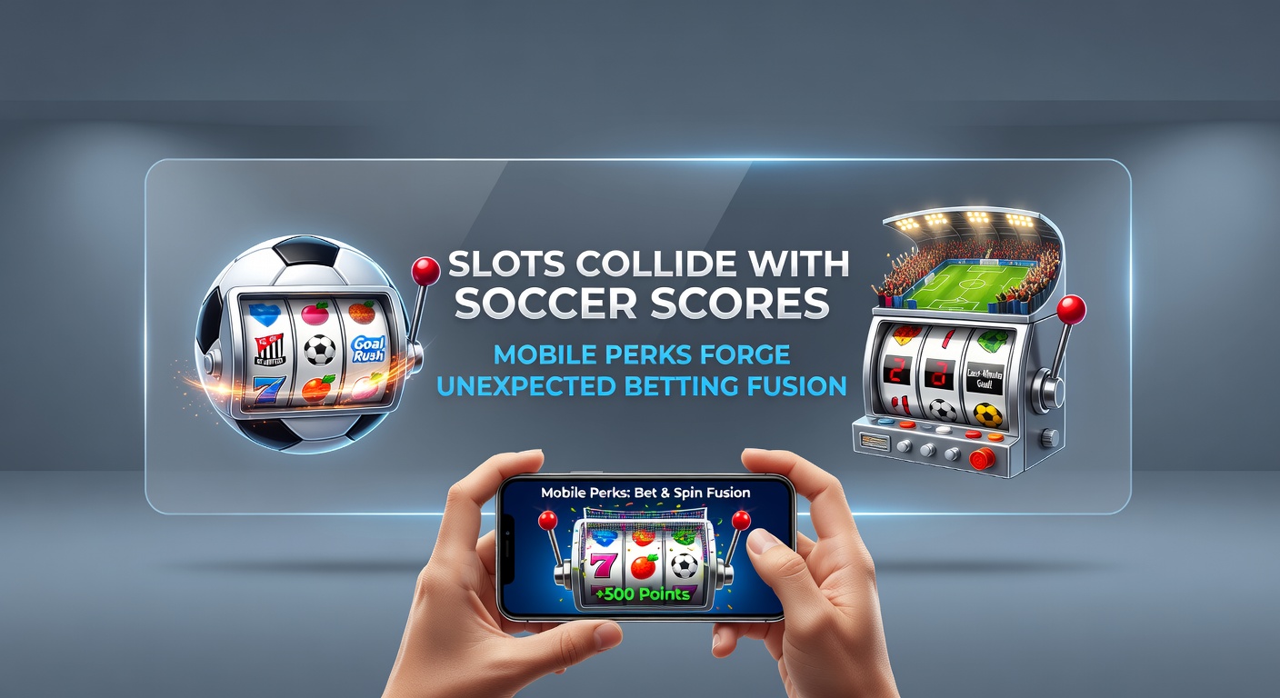 Dynamic chart illustrating the growth of hybrid slot-soccer betting volumes on mobile platforms, with overlaid soccer ball and slot symbols